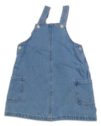 Svetlomodré rifľové na traké šaty Primark