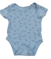 Svetlomodré body s diny George