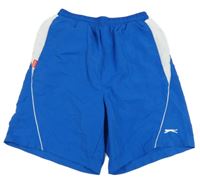 Modro-biele športové kraťasy Slazenger