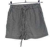 Dámské černo-hnědo-bílé kostičkované volné kraťasy Asos 
