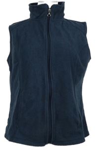 Dámska tmavomodrá fleecová prepínaci vesta Laura Torelli