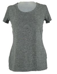 Dámské šedé melírované sportovní funkční tričko Souluxe 