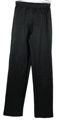 Dámske čierne potiahnuté é nohavice