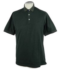 Pánske khaki prúžkované polo tričko Matalan