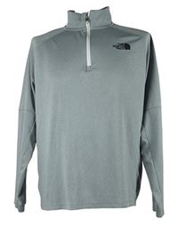 Pánská šedá sportovní funkční mikina The North Face 