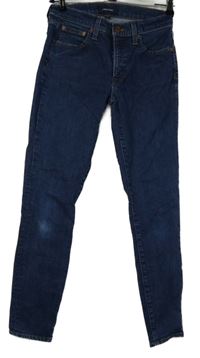 Dámske tmavomodré skinny rifle J. Crew