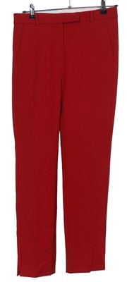 Dámske červené skinny členkové é nohavice M&S