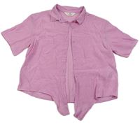 Růžová crop halenka H&M