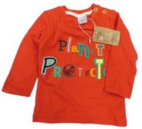 Nové - Červené tričko s nápisom Blade&Rose