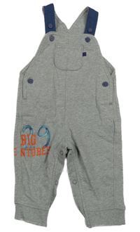 Šedé laclové tepláky s nápisem M&S