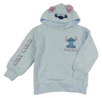 Světlemodrá mikina se Stichem a kapucí Disney