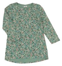 Zelená mikina se zvířátky a houbami Topolino