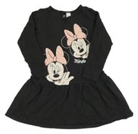 Tmavošedé bavlněné šaty s Minnie H&M