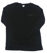 Čierne rebrované spodné tričko Tog24