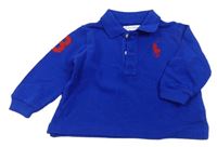 Modré polo tričko Ralph Lauren