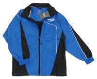 Nové - Modro-černá šusťáková sportovní bunda s logem TSP