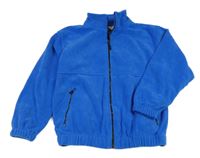 Modrá fleecová prepínaci mikina