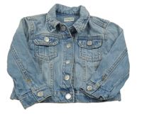 Světlemodrá riflová crop bunda F&F