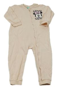 Světlemeruňkový overal s Minnie Disney