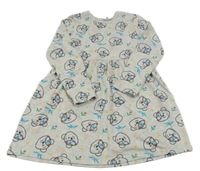 Sivé bavlnené šaty s Pudseym George