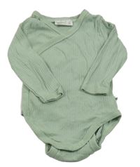 Zelené žebrované zavinovací body Identic Nature