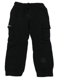 Černé cargo tepláky Next