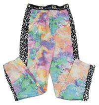 Farebné vzorované športové legíny s čierným pruhom River Island