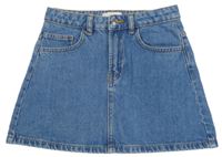 Modrá rifľová sukňa Mango