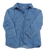 Modrá lehká riflová košile 