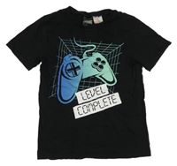 Černé tričko s ovladačem H&M