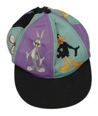 Černo-fialovo-modrá kšiltovka - Looney Tunes H&M