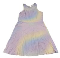 Farebné batikované bavlnené šaty H&M