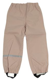Světlerůžové šusťákové nepromkavé kalhoty H&M