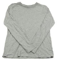 Šedé melírované triko H&M