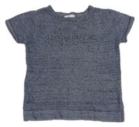 Modro-stříbrná svetrová vesta s nápisem Guess vel. 16 let