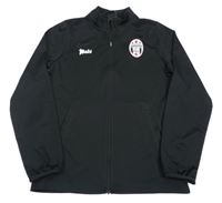 Černá propínací sportovní funkční mikina s potiskem Nike