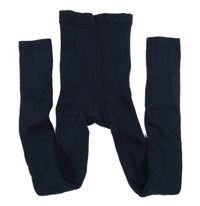 Tmavomodré pančuskové legíny Tchibo