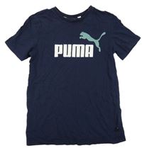 Tmavomodré tričko s logem Puma 