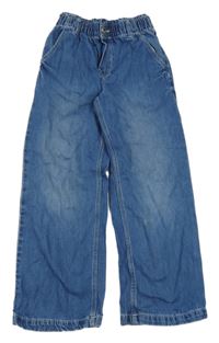 Modré wide leg rifle H&M