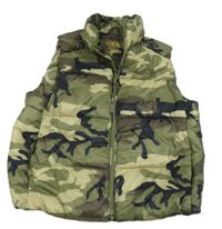 Army prešívaná šušťáková zateplená vesta ZARA