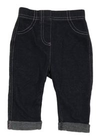 Tmavomodré legíny riflového vzhledu George