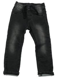 Tmacošedé skinny teplákové rifle HEMA