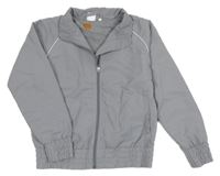 Sivá šušťáková funkčná bunda crane