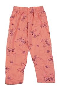 Korálové legíny s kočičkami