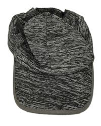 Sivo-čierna melírovaná šiltovka