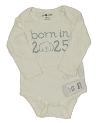 Nové - biele body s psíkom a nápisom so cute