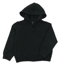 Čierna prepínaci mikina s kapucňou Uniqlo