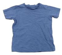 Modré tričko s kapsičkou Next