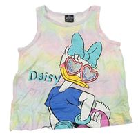 Farebný batikovaný top s Daisy Disney