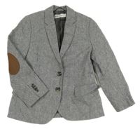 Šedé melírované slavnostní sako H&M